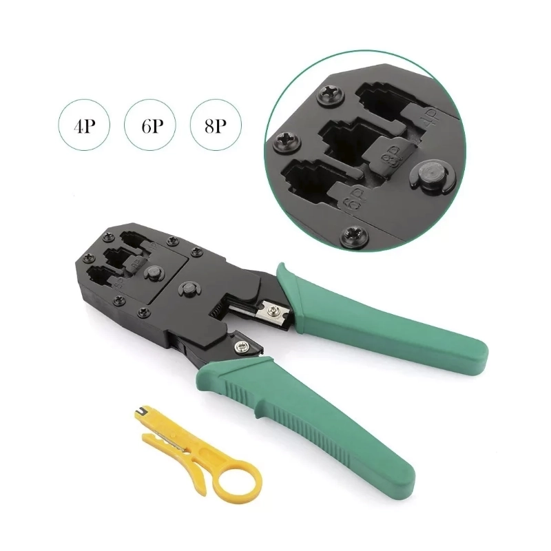 Alicate Crimping Tool (Ht-315) 3 En 1, Rj-45, Rj-12, Rj-11 2 Alicate Crimping Tool (Ht-315) 3 En 1, Rj-45, Rj-12, Rj-11 - Imagen 2
