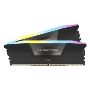 Memoria Ram Corsair Vengeance Rgb Ddr5 64Gb (2X32) 6000 (Cmh64Gx5M2B6000C40L) Negro, Cl40 Intel Xmp Icue, Led-Rgb