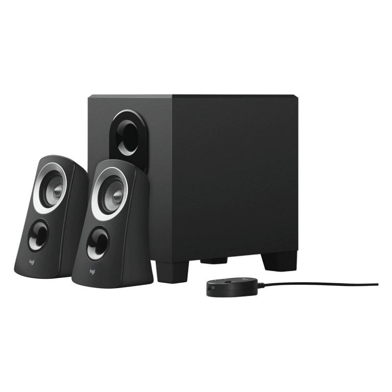 Subwoofer Logitech Z313 (980-000664) 50W, Sonido Pleno, Graves Potentes, Mando, Para Pc/Ps4/Xbox/Tv/Smartphone 2 Subwoofer Logitech Z313 (980-000664) 50W, Sonido Pleno, Graves Potentes, Mando, Para Pc/Ps4/Xbox/Tv/Smartphone - Imagen 2