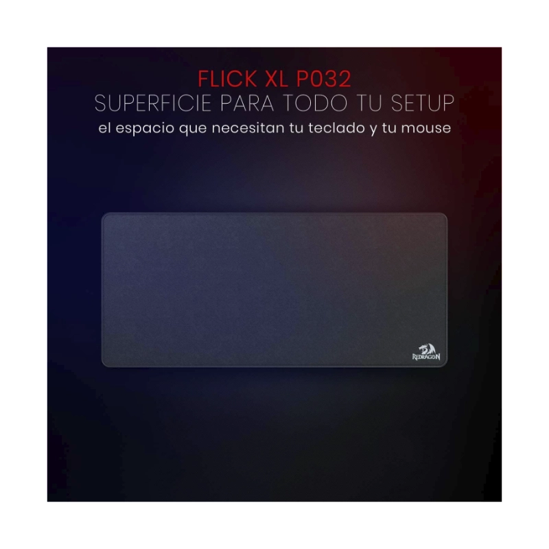 Pad Mouse Redragon Flick Xl (P032) Antideslizante, 900mm X 400mm 2 Pad Mouse Redragon Flick Xl (P032) Antideslizante, 900mm X 400mm - Imagen 2