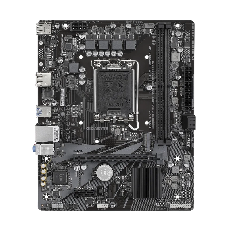 Placa Gigabyte (H610M K V2) Lga 1700, Micro-Atx, Ddr5 2 Placa Gigabyte (H610M K V2) Lga 1700, Micro-Atx, Ddr5 - Imagen 2