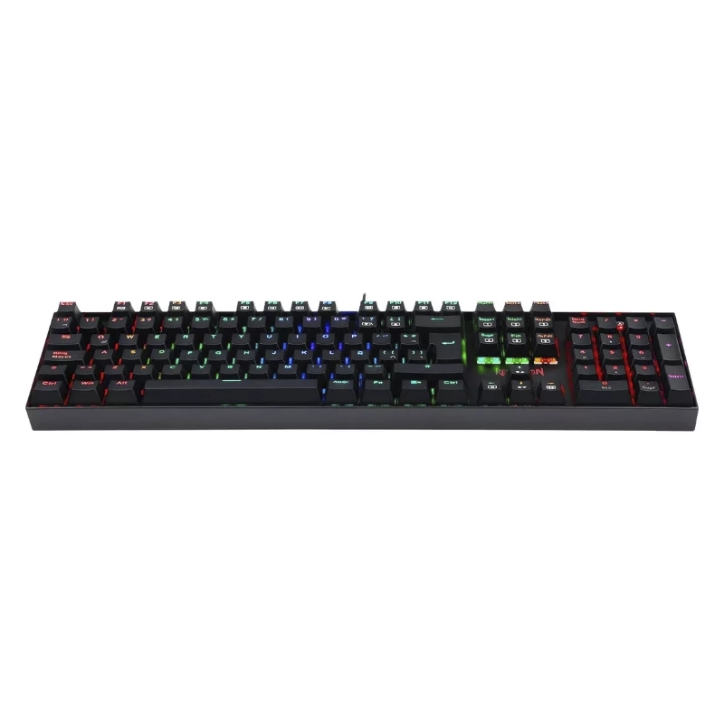 Teclado Redragon Mitra (K551rgb-1) Gaming, Negro, Mecanico, Switch Rojo, Led-rgb 3 Teclado Redragon Mitra (K551rgb-1) Gaming, Negro, Mecanico, Switch Rojo, Led-rgb - Imagen 3
