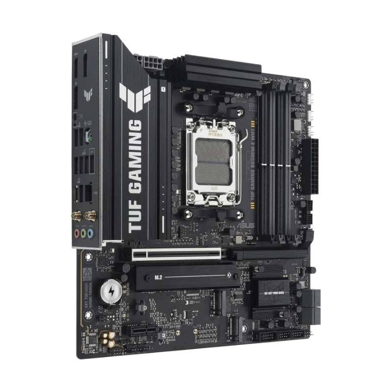 Placa Asus (Tuf Gaming B650Em-E Wifi) Am5, Wifi 6, Micro-Atx, Ethernet De 2.5 Gb, Usb-C, Ddr5 3 Placa Asus (Tuf Gaming B650Em-E Wifi) Am5, Wifi 6, Micro-Atx, Ethernet De 2.5 Gb, Usb-C, Ddr5 - Imagen 3