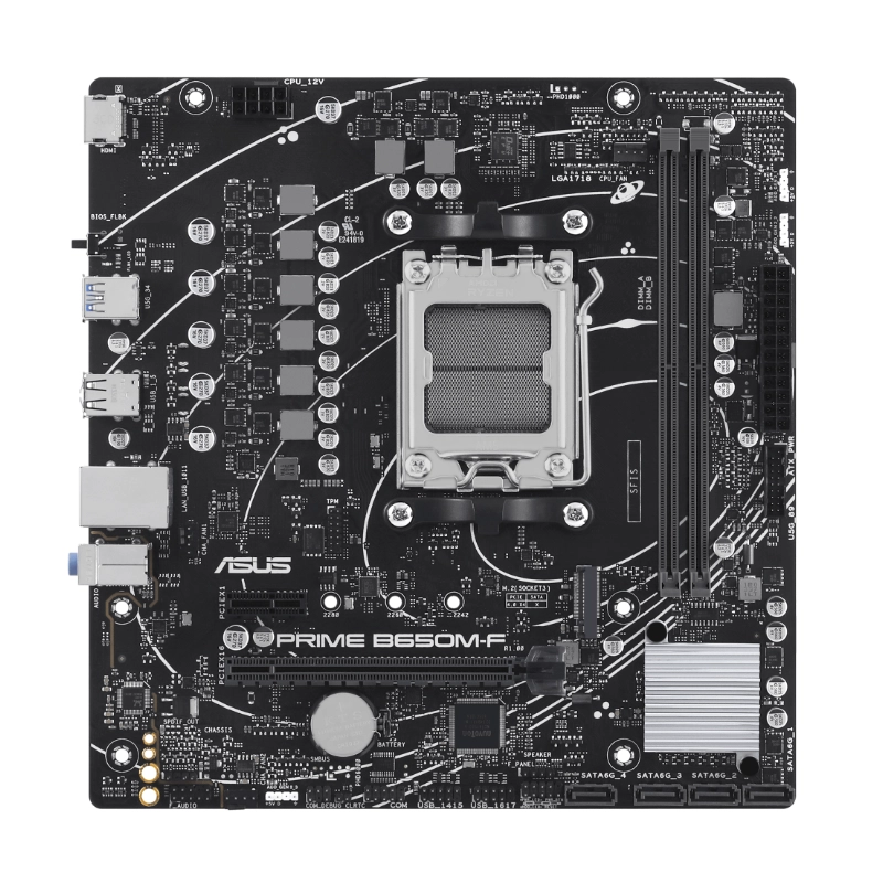Placa Asus (Prime B650M-F) Am5, Micro-Atx, Ddr5 2 Placa Asus (Prime B650M-F) Am5, Micro-Atx, Ddr5 - Imagen 2