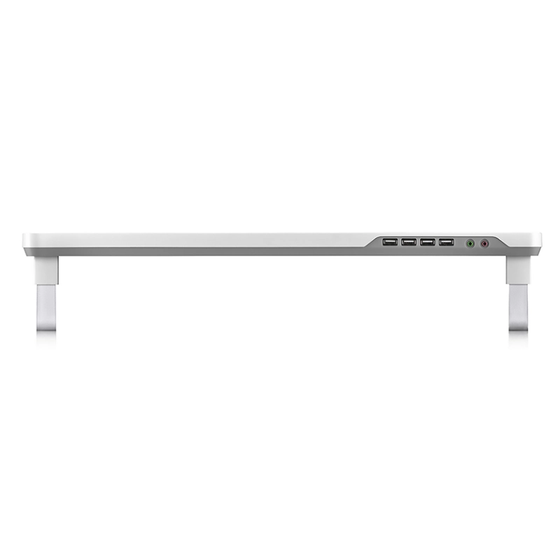 Soporte Para Monitor Deep Cool M-desk F1 (Dp-ms-mdf1) Gris, 4 Usb, Audio 2 Soporte Para Monitor Deep Cool M-desk F1 (Dp-ms-mdf1) Gris, 4 Usb, Audio - Imagen 2