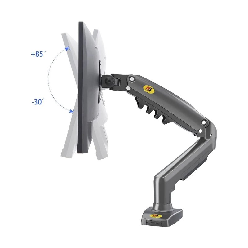 Brazo Soporte Para Monitor North Bayou F80 (1100671037) Rack Base, Para 17 A 30, De 2Kg Hasta 9Kg, Spcc Con Revestimiento Acabado 3 Brazo Soporte Para Monitor North Bayou F80 (1100671037) Rack Base, Para 17 A 30, De 2Kg Hasta 9Kg, Spcc Con Revestimiento Acabado - Imagen 3