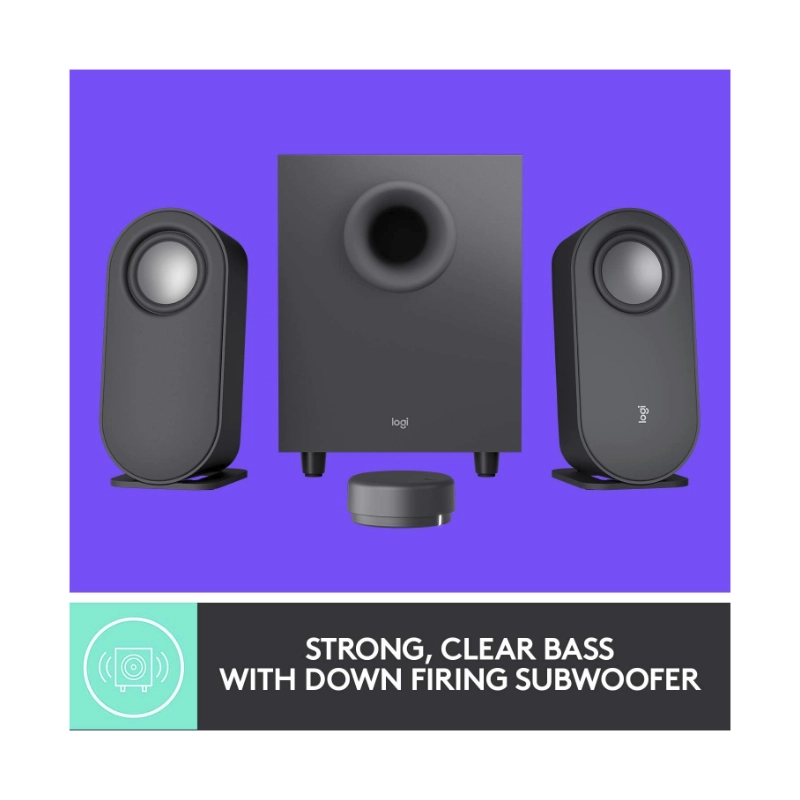 Subwoofer Logitech Z407 (980-001347) 80w, Bluetooth 3 Subwoofer Logitech Z407 (980-001347) 80w, Bluetooth - Imagen 3