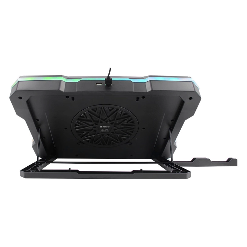 Cooler Para Laptop Teros (Te-7133n) Negro, Para 14 Al 19, X1 Fan, Pantalla Lcd, Led-rgb 3 Cooler Para Laptop Teros (Te-7133n) Negro, Para 14 Al 19, X1 Fan, Pantalla Lcd, Led-rgb - Imagen 3