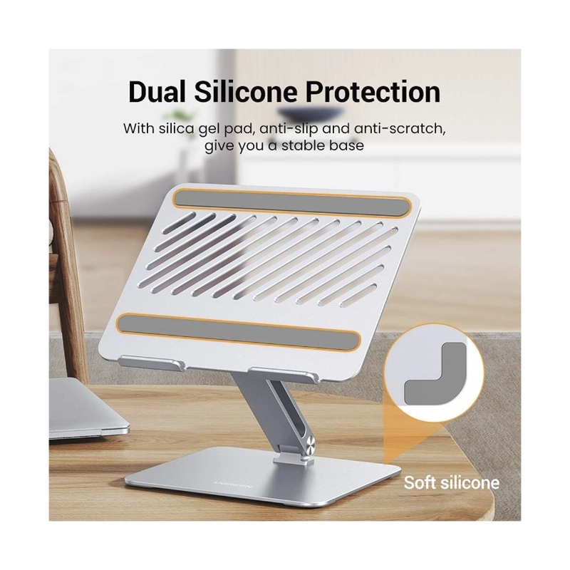 Soporte Para Laptop Ugreen Lp339 (40291) Plata, Plegable Y Ajustable, Para 13 A 17.3 3 Soporte Para Laptop Ugreen Lp339 (40291) Plata, Plegable Y Ajustable, Para 13 A 17.3 - Imagen 3