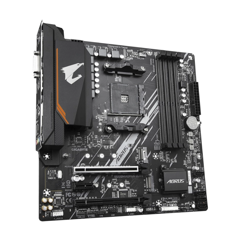 Placa Gigabyte (B550M Aorus Elite) Am4, Micro-Atx, Ddr4 3 Placa Gigabyte (B550M Aorus Elite) Am4, Micro-Atx, Ddr4 - Imagen 3