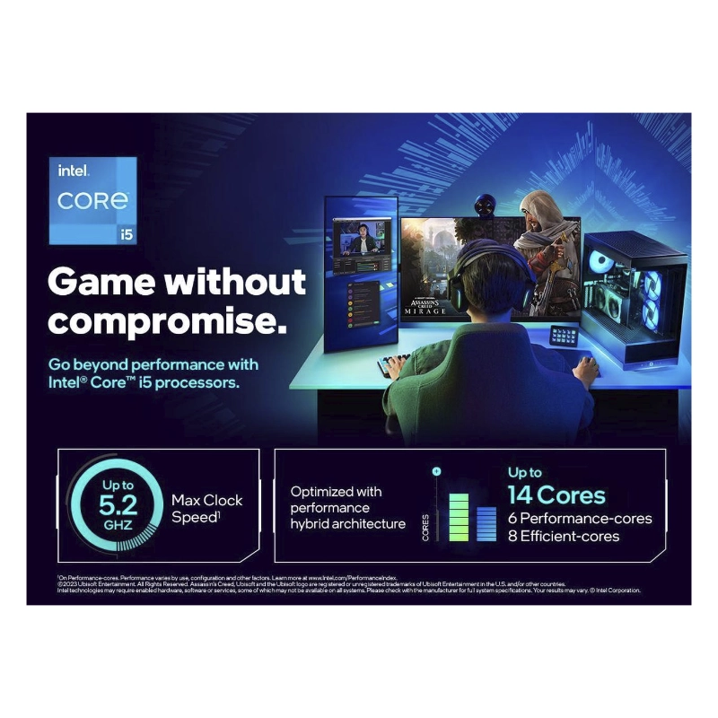 Procesador Intel Core I5 14400f (Bx8071514400f) 2.5ghz, 20 Mb Cache, Lga 1700 3 Procesador Intel Core I5 14400f (Bx8071514400f) 2.5ghz, 20 Mb Cache, Lga 1700 - Imagen 3