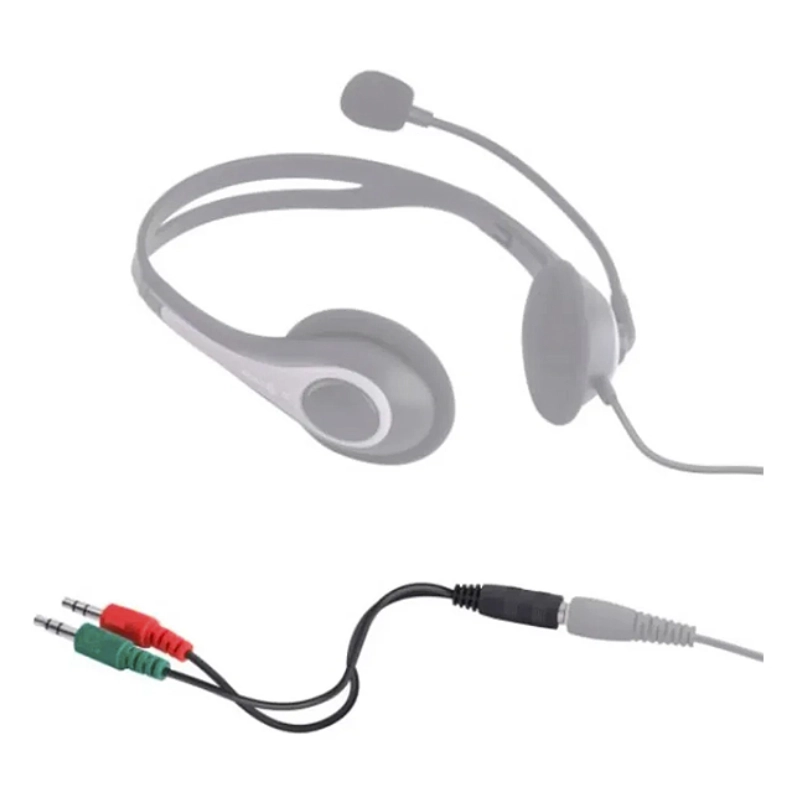 Cable De Audio Auxiliar Jack X2 A Jack X1 Hembra 3.5, Negro 2 Cable De Audio Auxiliar Jack X2 A Jack X1 Hembra 3.5, Negro - Imagen 2