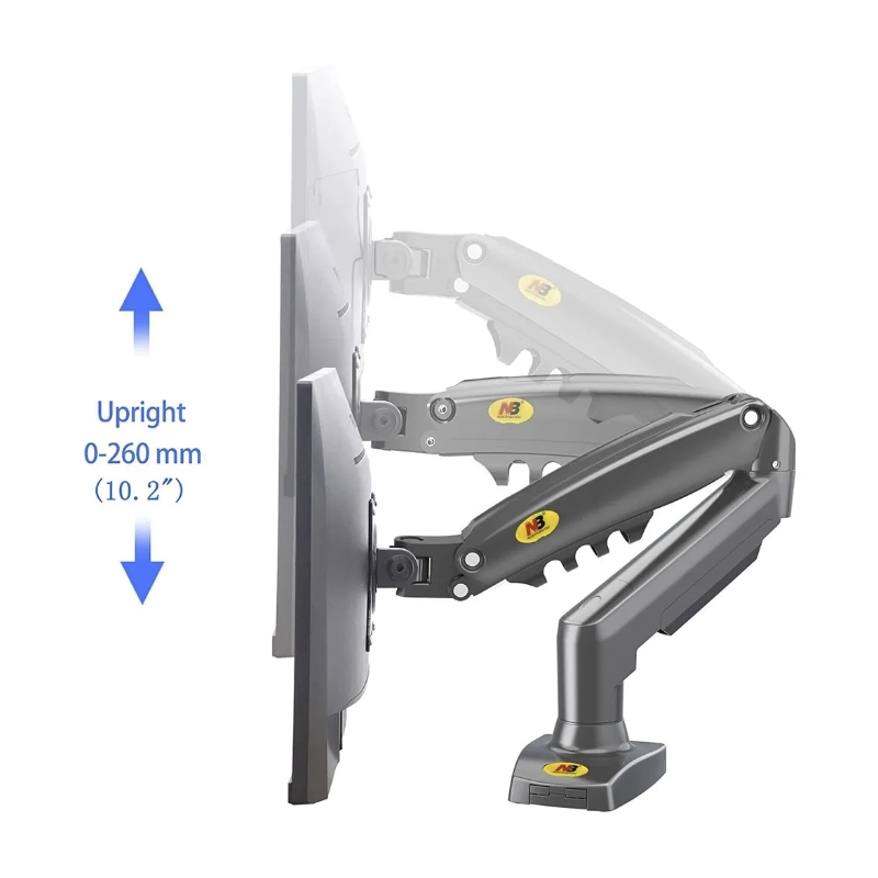 Brazo Soporte Para Monitor North Bayou F80 (1100671037) Rack Base, Para 17 A 30, De 2Kg Hasta 9Kg, Spcc Con Revestimiento Acabado 4 Brazo Soporte Para Monitor North Bayou F80 (1100671037) Rack Base, Para 17 A 30, De 2Kg Hasta 9Kg, Spcc Con Revestimiento Acabado - Imagen 4