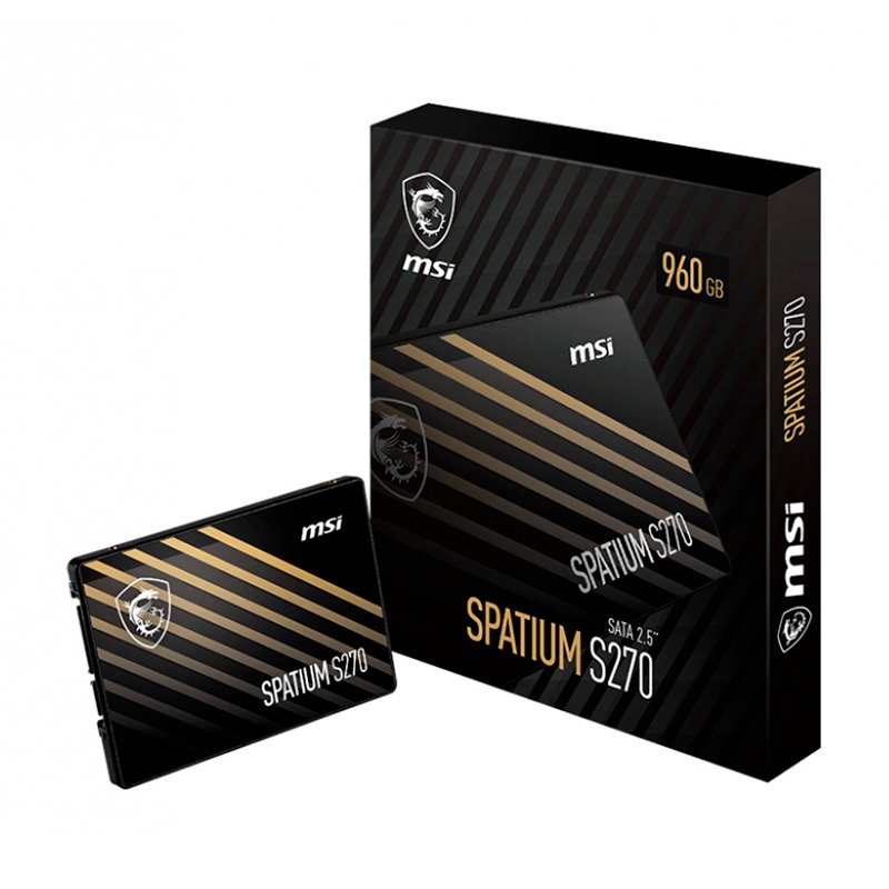 Ssd Solido 2.5 Msi Spatium S270 960gb (Spatium S270/960gb) 500mb/s, 450mb/s 4 Ssd Solido 2.5 Msi Spatium S270 960gb (Spatium S270/960gb) 500mb/s, 450mb/s - Imagen 4
