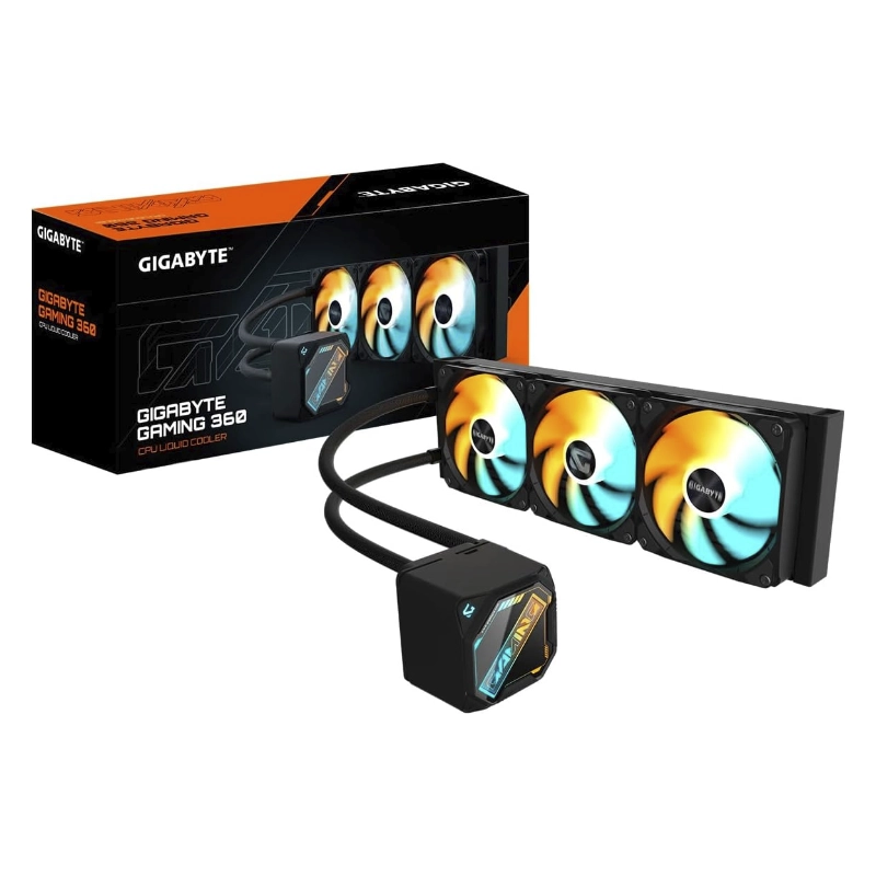 Enfriamiento Liquido Gigabyte Gaming 360 (Gp-Gigabyte Gme 360) Negro, Aplicable A Socket, 1155/1851-Am4/Am5, Radiador De 14.173, 3 Ventiladores Argb 5 Enfriamiento Liquido Gigabyte Gaming 360 (Gp-Gigabyte Gme 360) Negro, Aplicable A Socket, 1155/1851-Am4/Am5, Radiador De 14.173, 3 Ventiladores Argb - Imagen 5