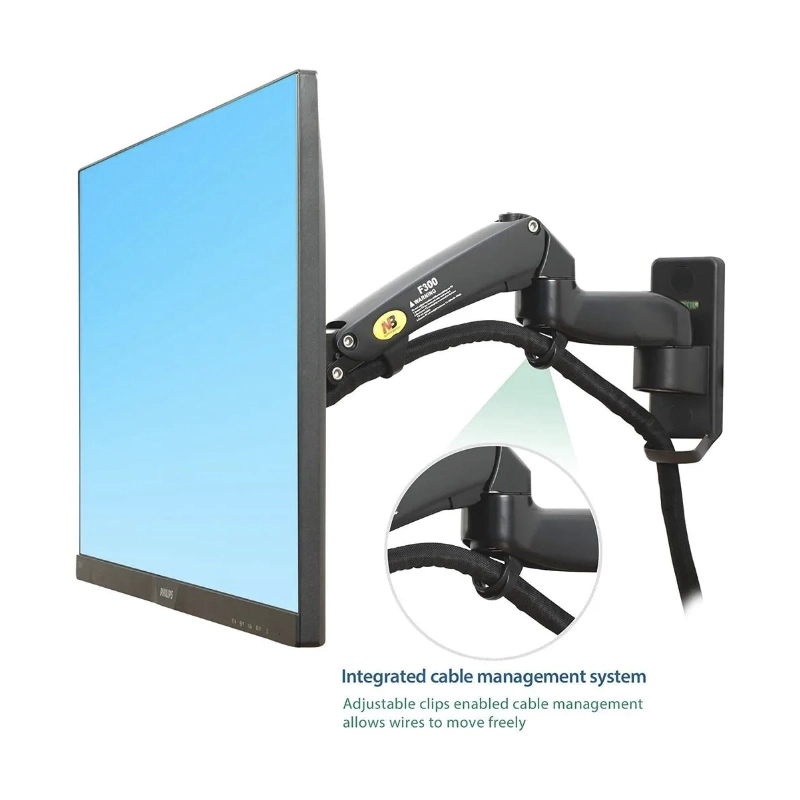 Brazo Soporte Para Monitor North Bayou F150 (1100671042) Rack Pared, Para 17 A 35, De 3Kg Hasta 12Kg, Spcc Con Revestimiento Acabado 6 Brazo Soporte Para Monitor North Bayou F150 (1100671042) Rack Pared, Para 17 A 35, De 3Kg Hasta 12Kg, Spcc Con Revestimiento Acabado - Imagen 6