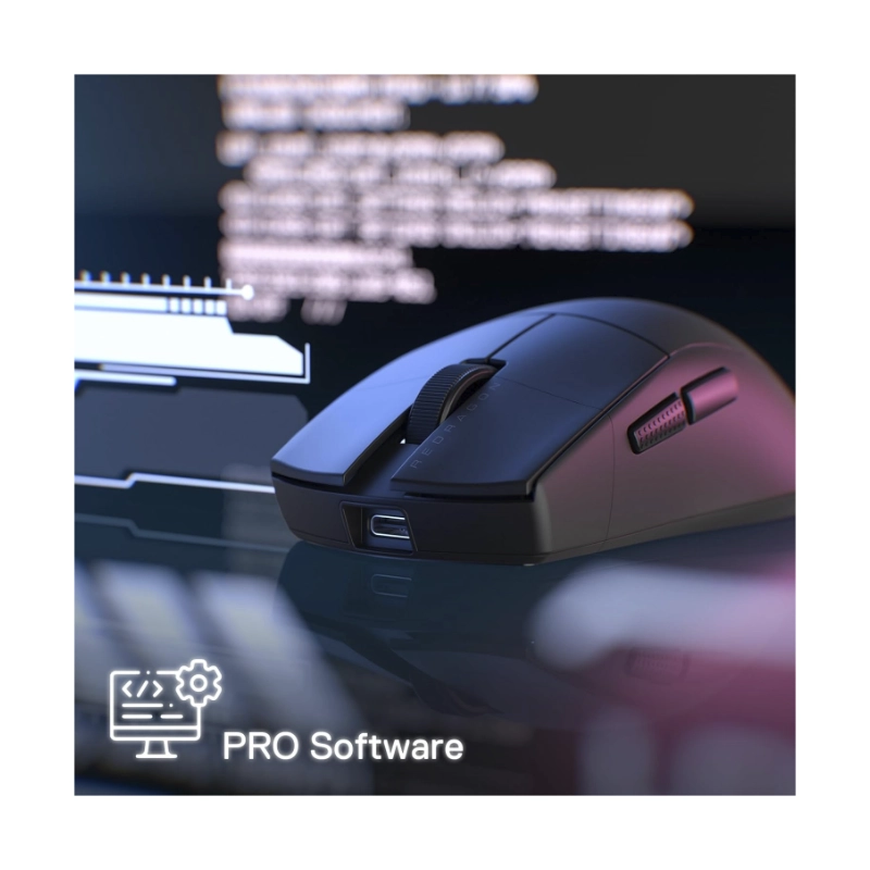 Mouse Inalambrico Redragon K1ng Pro (M916-pro-1k) Gaming, Negro, Bluetooth, 26000 Dpi, 49g 6 Mouse Inalambrico Redragon K1ng Pro (M916-pro-1k) Gaming, Negro, Bluetooth, 26000 Dpi, 49g - Imagen 6