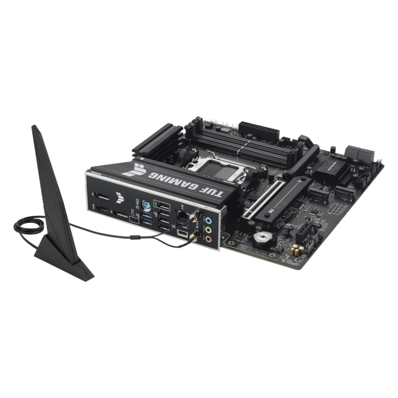 Placa Asus (Tuf Gaming B650Em-E Wifi) Am5, Wifi 6, Micro-Atx, Ethernet De 2.5 Gb, Usb-C, Ddr5 6 Placa Asus (Tuf Gaming B650Em-E Wifi) Am5, Wifi 6, Micro-Atx, Ethernet De 2.5 Gb, Usb-C, Ddr5 - Imagen 6