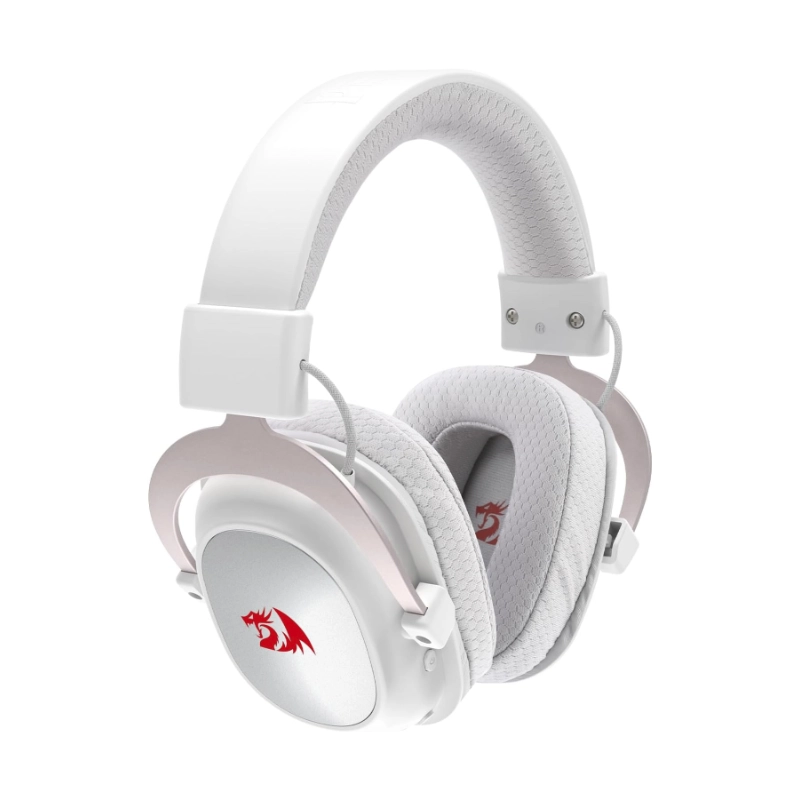 Auricular Inalambrico Redragon Zeus Pro (H510W-Pro) Gaming, Blanco, 7.1, Usb Wireless + Cable Usb, Led-Rgb 7 Auricular Inalambrico Redragon Zeus Pro (H510W-Pro) Gaming, Blanco, 7.1, Usb Wireless + Cable Usb, Led-Rgb - Imagen 7
