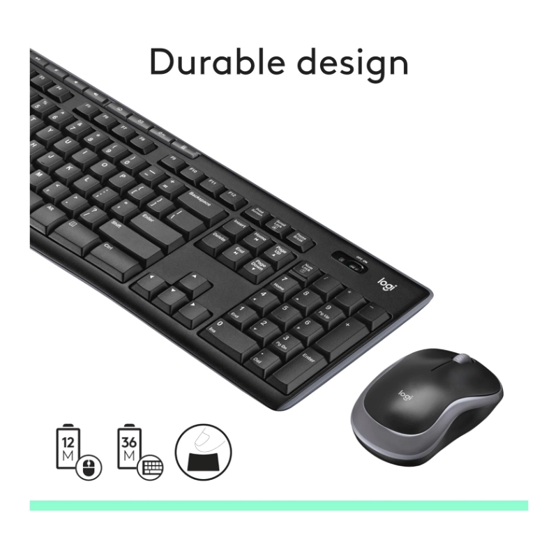 Combo Inalambrico Logitech Mk270 (920-004432) Teclado+mouse 7 Combo Inalambrico Logitech Mk270 (920-004432) Teclado+mouse - Imagen 7