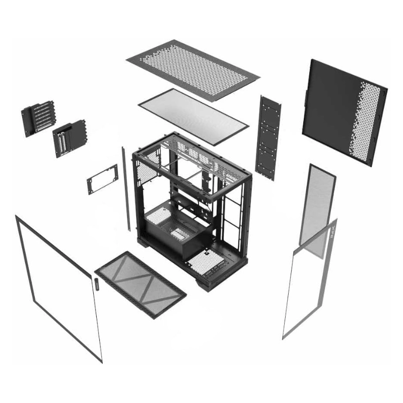Case Xpg Invader X (Invaderxmtwof-bkcww) Sin Fuente, Negro, Atx, Negro, 2 Panel Vidrio 7 Case Xpg Invader X (Invaderxmtwof-bkcww) Sin Fuente, Negro, Atx, Negro, 2 Panel Vidrio - Imagen 7