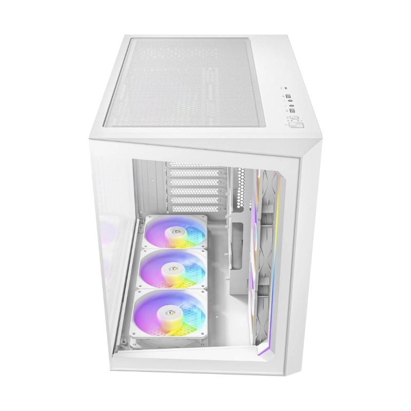 Case Antec C5 Constellation White (0-761345-10034-2) Sin Fuente, Blanco, Atx, X7 Fan, 2 Panel Vidrio, Led-argb 8 Case Antec C5 Constellation White (0-761345-10034-2) Sin Fuente, Blanco, Atx, X7 Fan, 2 Panel Vidrio, Led-argb - Imagen 8