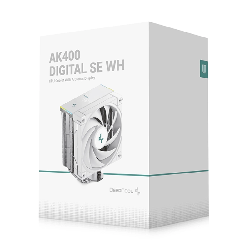 Disipador De Procesador Deep Cool Ak400 Digital Se Wh (R-Ak400-Whadmn-Gjd) Blanco, Aplicable A Socket, 1155/1851-Am4/Am5+, Led-Argb 9 Disipador De Procesador Deep Cool Ak400 Digital Se Wh (R-Ak400-Whadmn-Gjd) Blanco, Aplicable A Socket, 1155/1851-Am4/Am5+, Led-Argb - Imagen 9