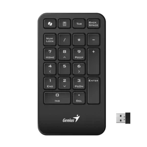 Teclado Numerico Inalambrico Genius Numpad 1000 (31320003400) Negro, Tecla Copilot, Reposamanos Ergonomico