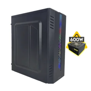 Case Dataone (Apolo 431) Con Fuente De 600W, Negro, Micro-Atx, Led-Rgb