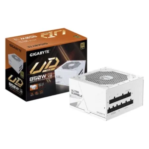 Fuente De Poder Gigabyte Ud850Gm Pg5 V2 Ice (Gp-Ud850Gm Pg5 Ice) 850W, Blanco, Gold, Pcie Gen 5.1, Atx 3.1, Modular
