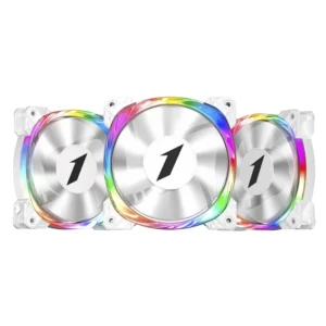 Cooler Para Case 1Stplayer M3 Argb Fan (Df1202512Semn-M3-White) Pack 3, Blanco, 120Mm, Led-Argb
