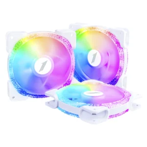 Cooler Para Case 1Stplayer M1-D Diamond (Df1202512Semn- M1-D-W) Pack 3, Blanco, 120Mm, Led-Rgb
