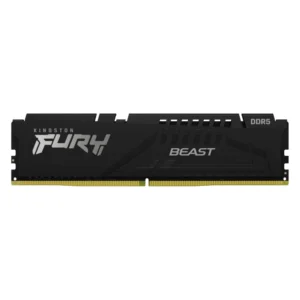 Memoria Ram Kingston Fury Beast Ddr5 8Gb/5600 (Kf556C40Bb-8) Negro, Cl40, 1.25V