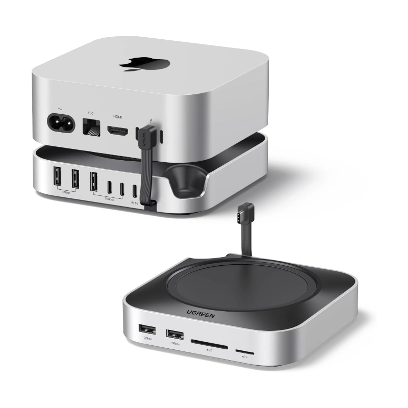 Base De Expansion Usb-C A 11 En 1 Para Mac Mini M4/M4 Pro Ugreen Cm841 (65487) X2 Usb-C, X5 Usb-A, X1 Sd Card Slot, X1 Tf Card Slot, X1 M.2 Slot 1 Base De Expansion Usb-C A 11 En 1 Para Mac Mini M4/M4 Pro Ugreen Cm841 (65487) X2 Usb-C, X5 Usb-A, X1 Sd Card Slot, X1 Tf Card Slot, X1 M.2 Slot