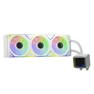 Enfriamiento Liquido Xpg Levante Ii 360 (Levanteii360-Whcww) Blanco, Aplicable A Socket, 1155/1851-Am4/Am5, Diseño De Espejo Infinito, Led-Argb