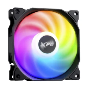 Cooler Para Case Xpg Vento 120 Argb Pwm (Vento120Argbpwm-Bkcww) Negro, 120Mm, Conector 4 Pines (Pwm), Led-Argb