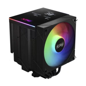 Disipador De Procesador Xpg Maestro Plus 62Da (Maestroplus62Da-Bkcww) 1156/1851-Am3/Am4/Am5, Negro, Pantalla Digital, 6 Tubos De Calor