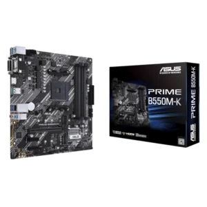 Placa Asus (Prime B550M-K) Am4, Micro-Atx, Ddr4