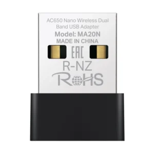 Usb Inalambrico Mercusys Ac650 Nano (Ma20N) 2.4Ghz/200Mbps, 5Ghz/433Mbps