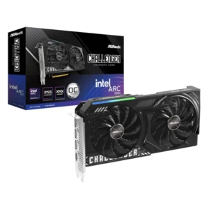 Tarjeta Grafica Asrock Intel Arc B580 12Gb Gddr6 Challenger (B580 Cl 12Go) 192 Bit, Refrigeracion De Doble Ventilador, Silencioso De 0 Db