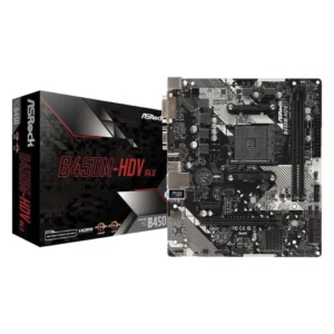 Placa Asrock (B450M-Hdv R4.0) Am4, Micro-Atx, Ddr4