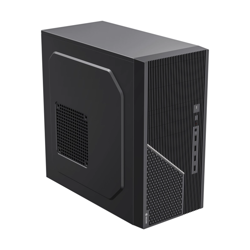 Case Halion Office (6526) Con Fuente De 600W, Negro, Micro-Atx, X1 Fan 3 Case Halion Office (6526) Con Fuente De 600W, Negro, Micro-Atx, X1 Fan - Imagen 3