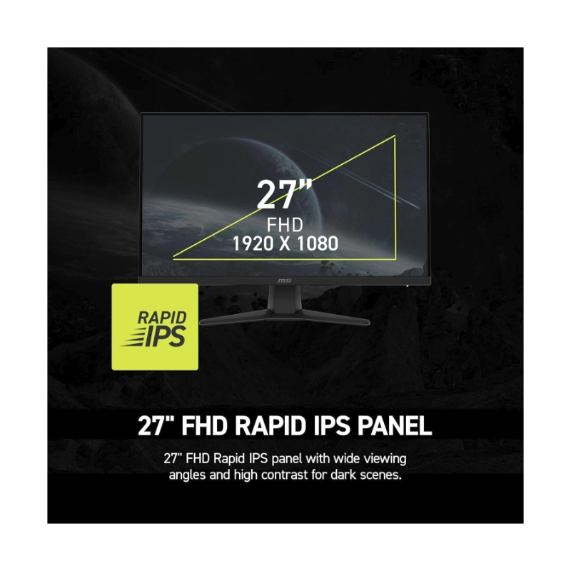 Monitor Gaming Msi Led 27 (Mag 272F X24) Rapid Ips, Fhd, 2 Hdmi/Dp, 0.5Ms, 240Hz, Eye Care, Ai Navigator, Sincronizacion Adaptativa Amd 5 Monitor Gaming Msi Led 27 (Mag 272F X24) Rapid Ips, Fhd, 2 Hdmi/Dp, 0.5Ms, 240Hz, Eye Care, Ai Navigator, Sincronizacion Adaptativa Amd - Imagen 5
