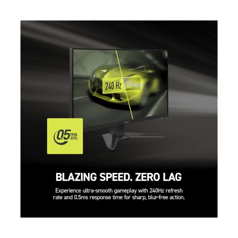 Monitor Gaming Msi Led 27 (Mag 272F X24) Rapid Ips, Fhd, 2 Hdmi/Dp, 0.5Ms, 240Hz, Eye Care, Ai Navigator, Sincronizacion Adaptativa Amd 6 Monitor Gaming Msi Led 27 (Mag 272F X24) Rapid Ips, Fhd, 2 Hdmi/Dp, 0.5Ms, 240Hz, Eye Care, Ai Navigator, Sincronizacion Adaptativa Amd - Imagen 6