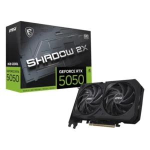 Tarjeta Grafica Msi Geforce Rtx 5050 8Gb Gddr6 (Rtx 5050 8G Shadow 2X Oc) 128 Bit, Pcie 5.0, Arquitectura Nvidia Blackwell