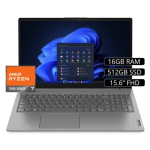 Laptop Lenovo V15 G4 Abp Ryzen 7 7730U (82Yy002Ylm) Fhd 15.6, Ryzen 7, Ssd512 M.2, 16Gb, Sin Sistema