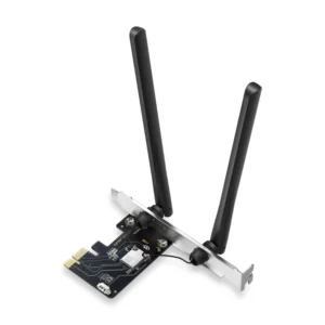 Tarjeta Pcie Inalambrico + Bluetooth 5.3 Mercusys Axe5400 (Ma86Xe) Wifi 6, Tri-Band, 2.4Ghz/574Mbps, 5Ghz/2402Mbps, Antena X2, Mu-Mimo, Ofdma, Cifrado