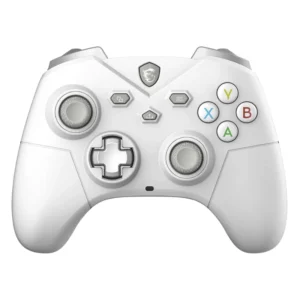 Mando Inalambrico Msi (Force Gc300 W White) Blanco, Doble Vibracionn, Bluetooth, Para Pc/Android