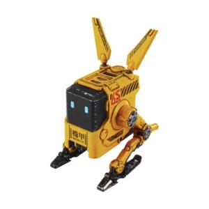 Cargador De Pared 2 Usb-C + Usb Gravastar Alpha 65 (A65_ylw) Amarillo, Robot Gan, 65W, Carga Rapida, Compacto Plegable