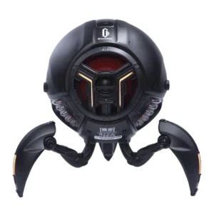Parlante Portatil Gravastar Mars Pro (G1 Pro_blk_v2) Robotico, 20W, Negro Mate, Sonido Estereo, Graves Profundos, Bluetooth, 15H De Reproduccion, Rgb